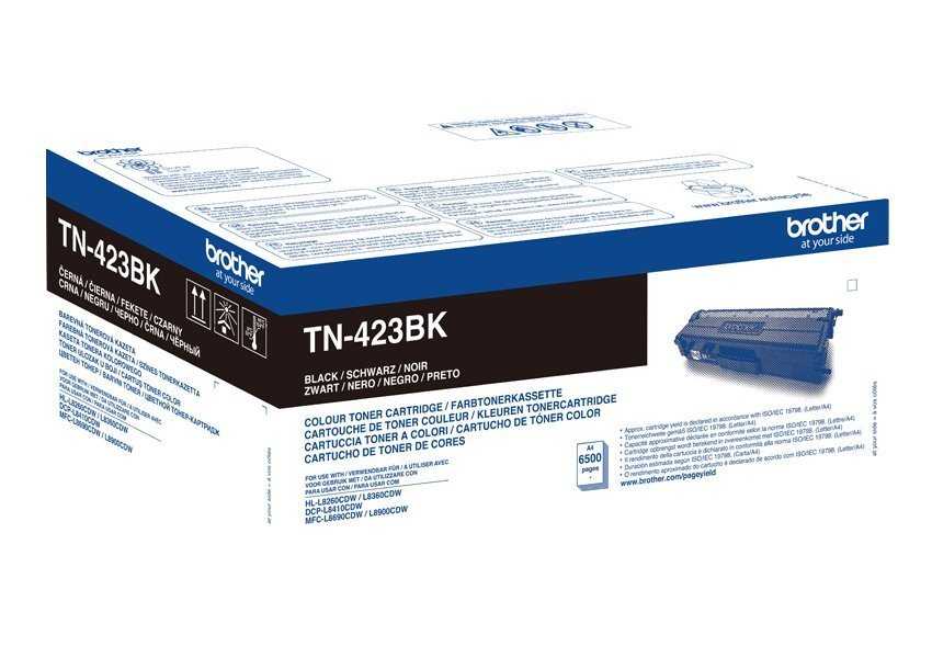 BROTHER toner TN-423BK pro HL-L8260CDW/HL-L8360CDW/DCP-L8410CDW / 6500 stran / černý