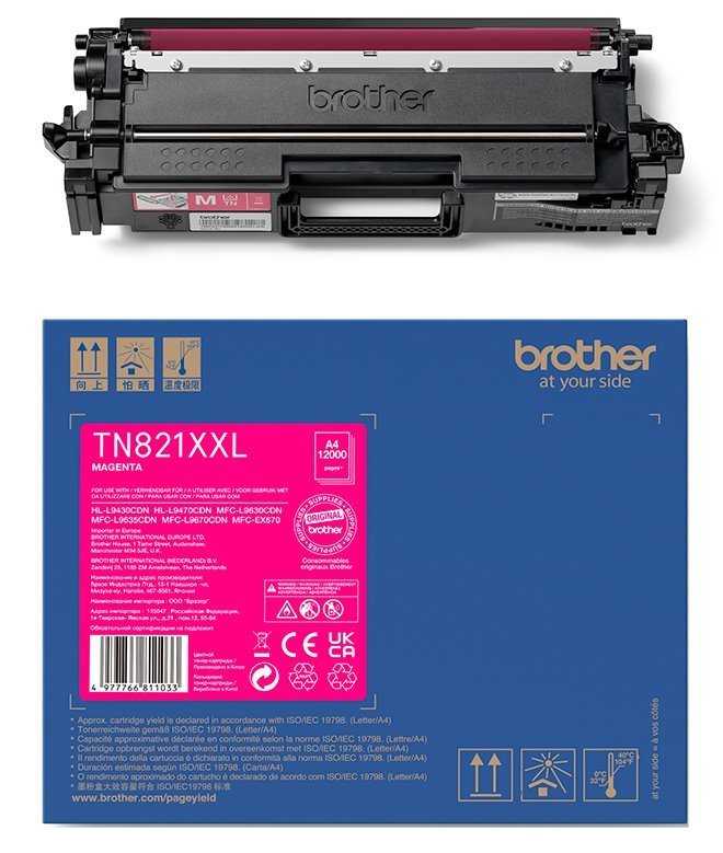 BROTHER toner TN-821XXLM magenta, 12000str., HL-L9430CDN, HL-L9470CDN, MFC-L9670CDN, O