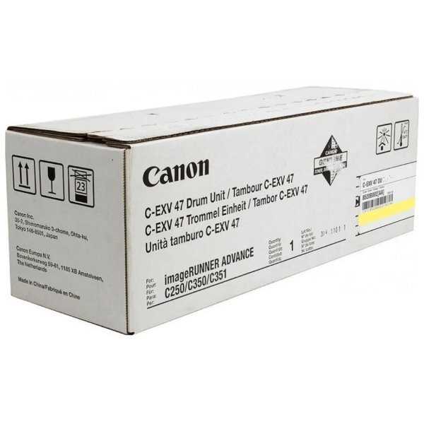 Canon originální  DRUM UNIT C-EXV47 YELLOW  iR Advance C250/ C350/C351/C1335/C1325 Yellow až 33 000 stran A4 (5%)