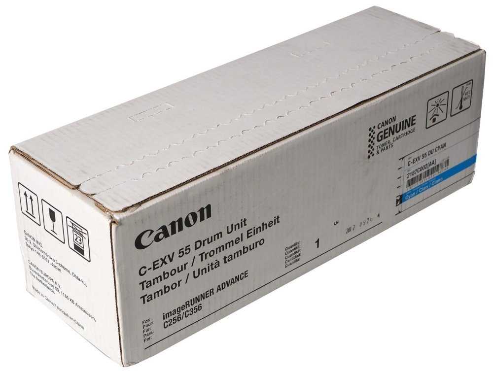 Canon originální  DRUM UNIT C-EXV55 CYAN  iR Advance C256/C257/C356/C357 Cyan  45 000 stran A4 (5%)