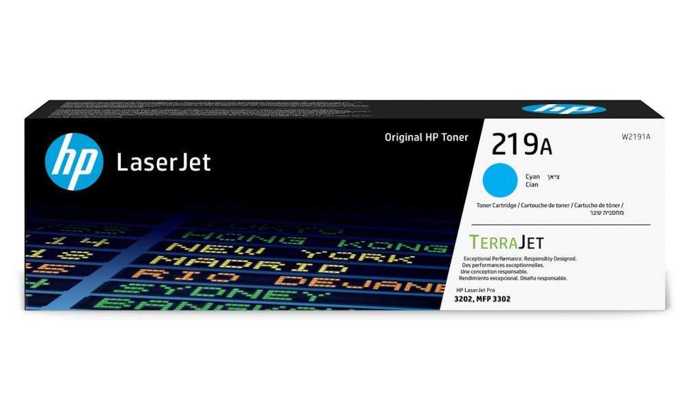 HP toner originální 219A - azurový, 1200str.