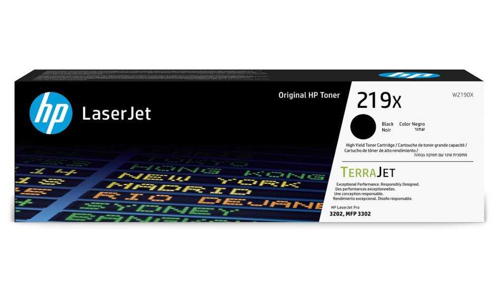 HP toner originální 219X - černý, high capacity, 3200str.