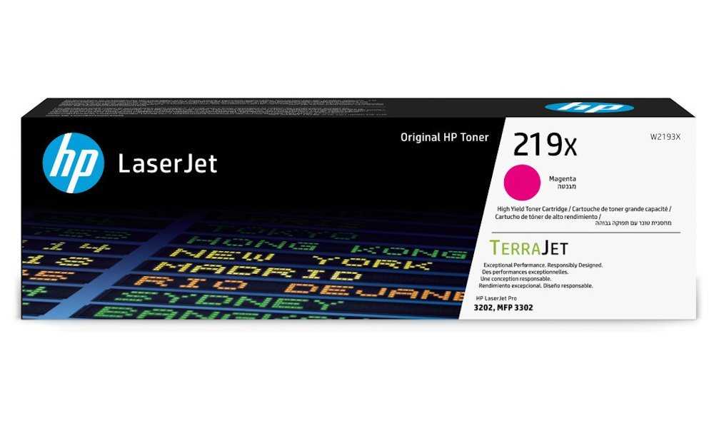 HP toner originální 219X - purpurový, high capacity, 2500str.