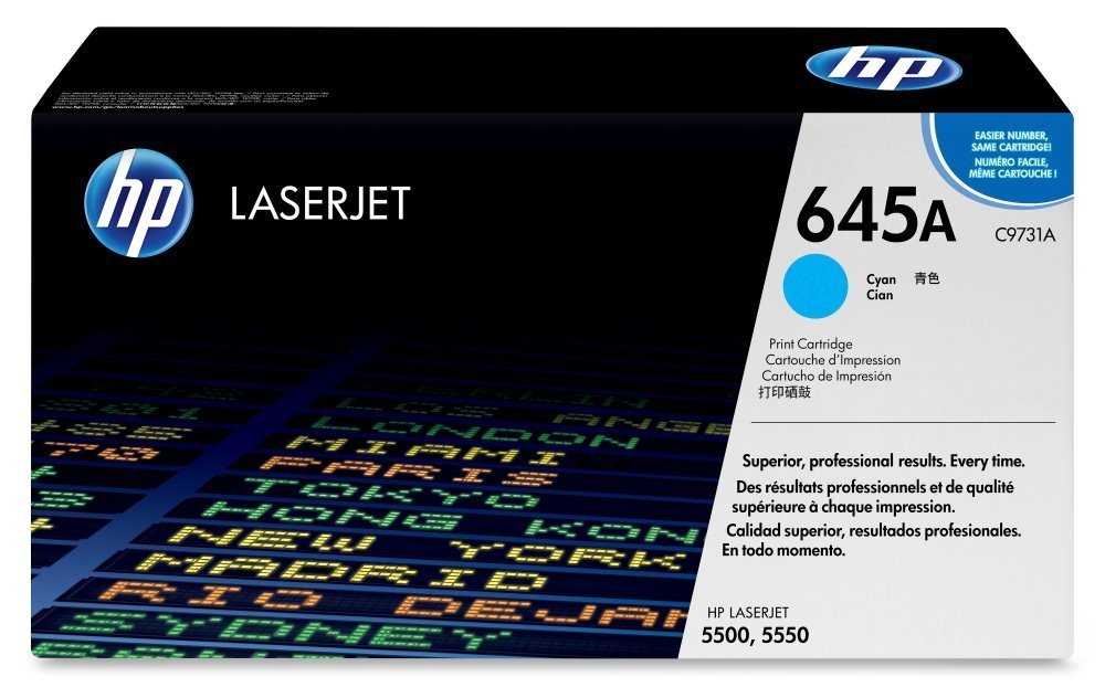 HP  toner, C9731A, azurový, CLJ 5500 originál