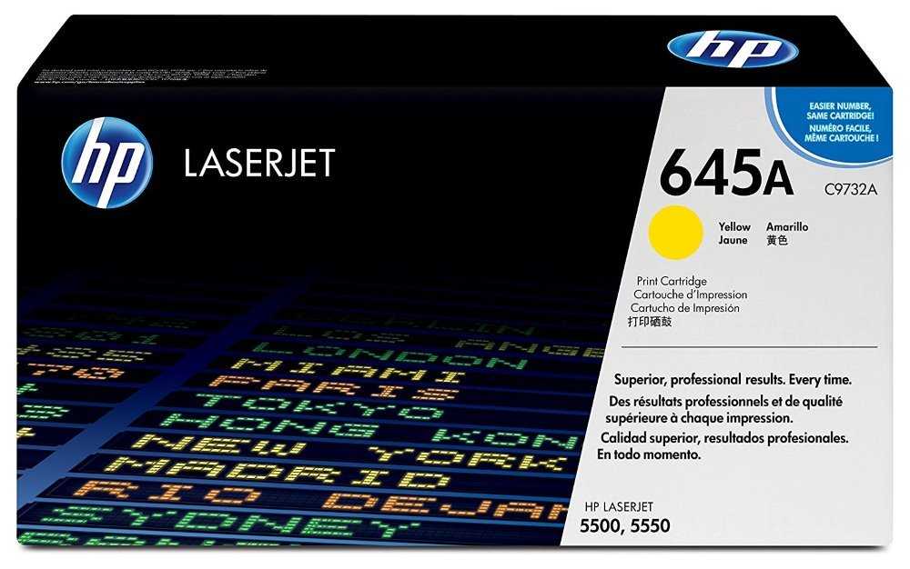 HP  toner, C9732A, žlutý, CLJ 5500 originál