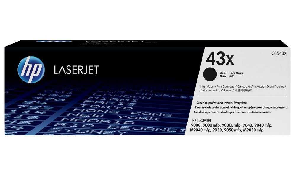 HP černý toner, C8543X, LJ 9000 originál