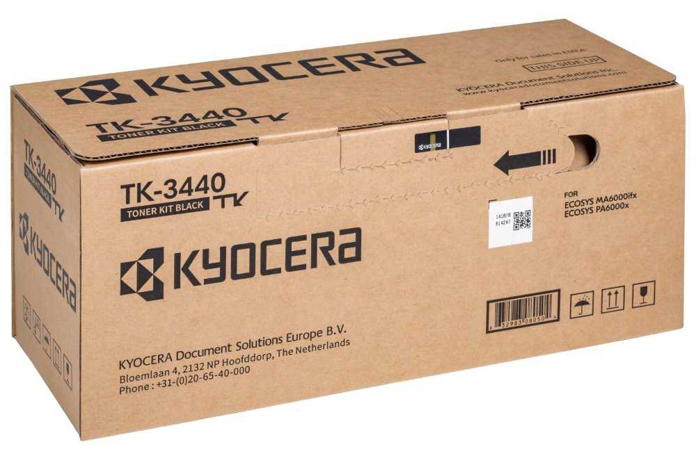 Kyocera toner TK-3440 (černý, 40000 stran) pro ECOSYS PA6000x, MA6000ifx