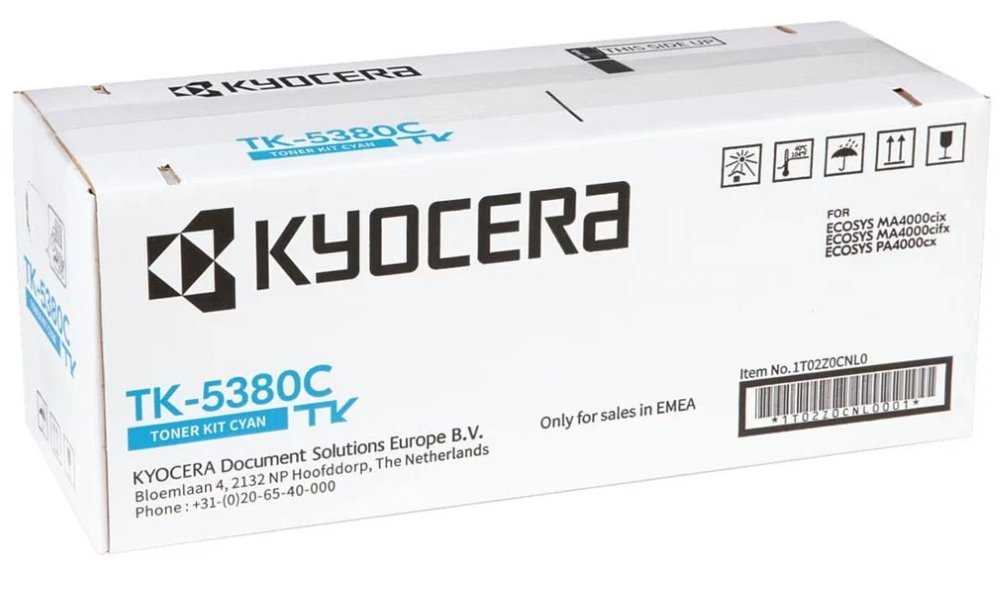 Kyocera toner TK-5380C cyan na 10 000 A4 stran, pro PA4000cx, MA4000cix/cifx