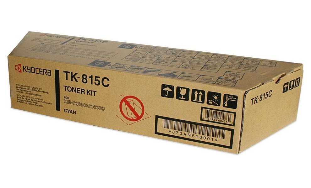 Kyocera toner TK-815C/ KM-C2630/ 20.000 stran/ azurový