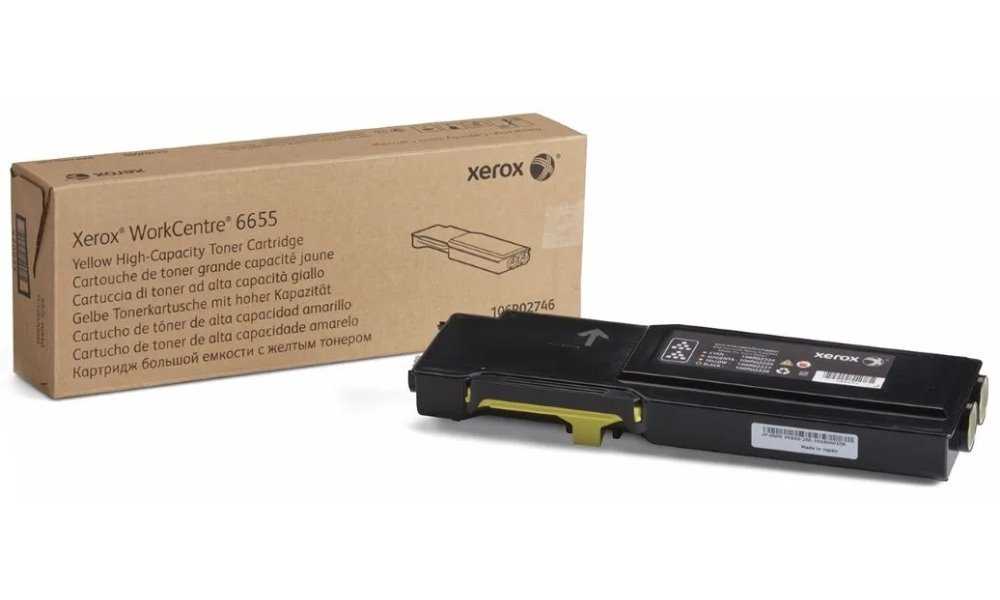 Xerox original toner 106R02754 pro WC 6655/ 7500 str., žlutá