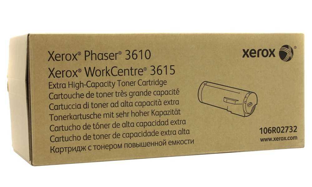 Xerox original toner 106R02732 pro Phaser 3610/ WC3615 25 300 str., černý