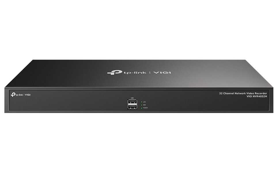 TP-Link VIGI NVR4032H síťový videorekordér 16/2MP, 8/4MP kanálů, 2x LAN, USB, VGA, HDMI