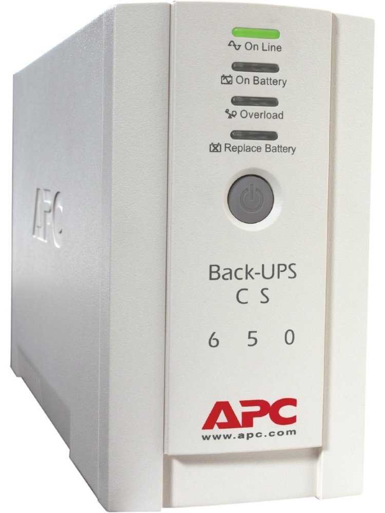 APC Back-UPS CS 650VA (400W)/ 230V/ USB/ RS232/ 4x IEC zásuvka