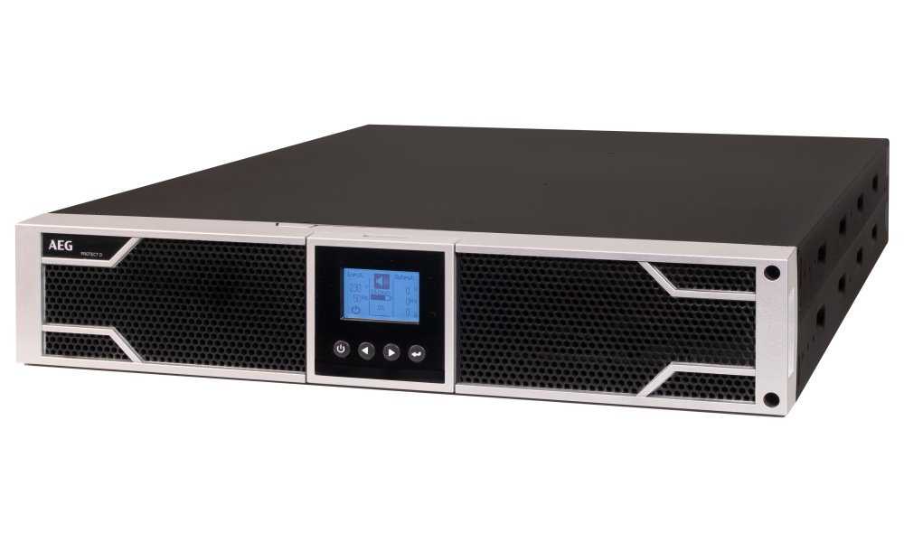 AEG Protect D LCD 1000   UPS 1000VA/ 900W/ 230V/ Online UPS/ Rack