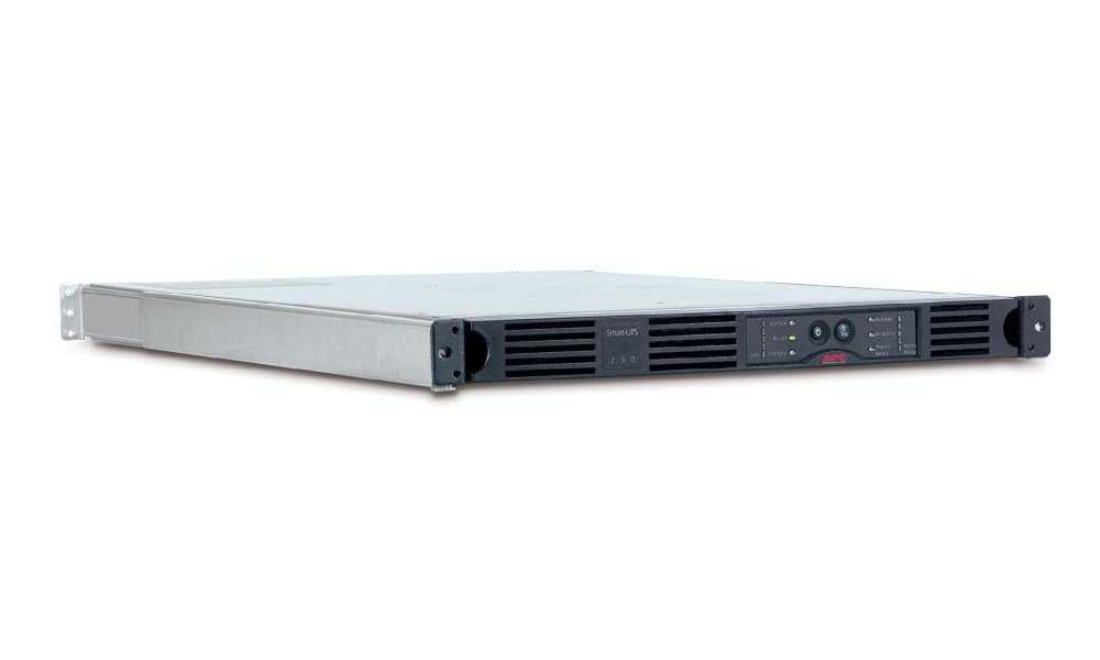 APC Smart-UPS 750VA (480W)/ 1U/ RACK MOUNT/ USB/ RS232/ LINE-INTERAKTIVNÍ/ 230V/ black