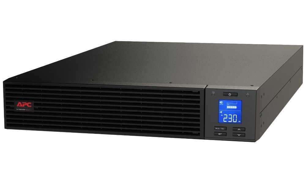 APC Easy UPS SRV 2000VA (1600W)/ 2U/ RACK MOUNT/ ONLINE/ 230V/ LCD/ with RailKit
