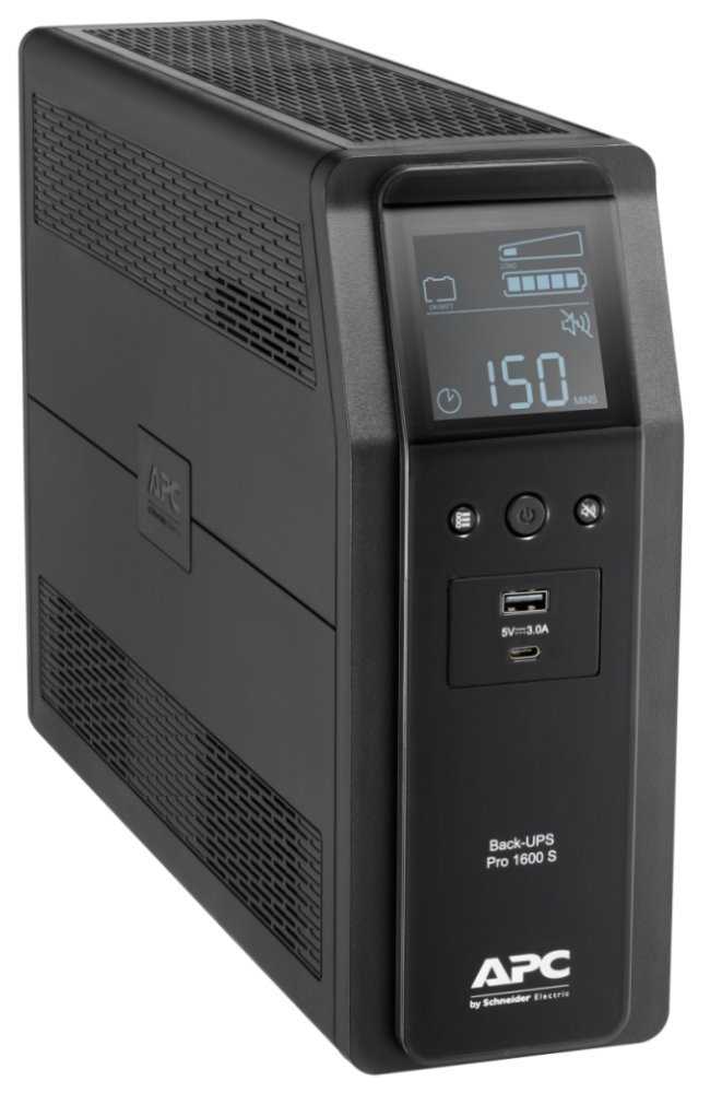 APC Back UPS Pro BR 1600VA (960W)/ Sinusoida/ LINE-INTERAKTIVNÍ/ AVR/ 230V/ LCD/ 8x IEC zásuvka