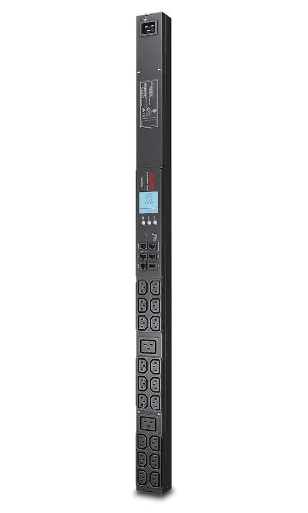 APC Rack PDU 2G, Metered, ZeroU,16A, 100-240V, (18) C13 & (2) C19