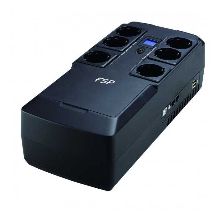 FSP UPS NanoFit 800 / USB / dotykový displej / 800VA / 480 W