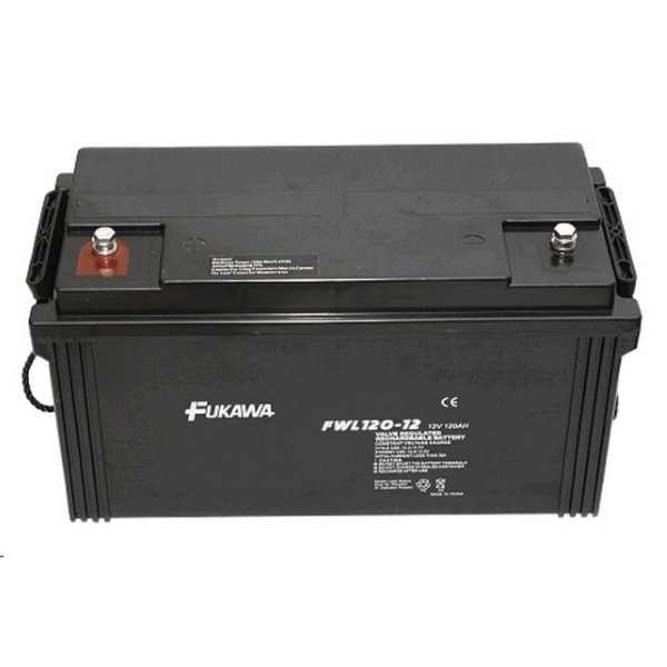 FUKAWA olověná baterie FWL 120-12 do UPS APC/ AEG/ EATON/ Powerware/ 12V/ 120Ah/ životnost 10 let/ závit M8