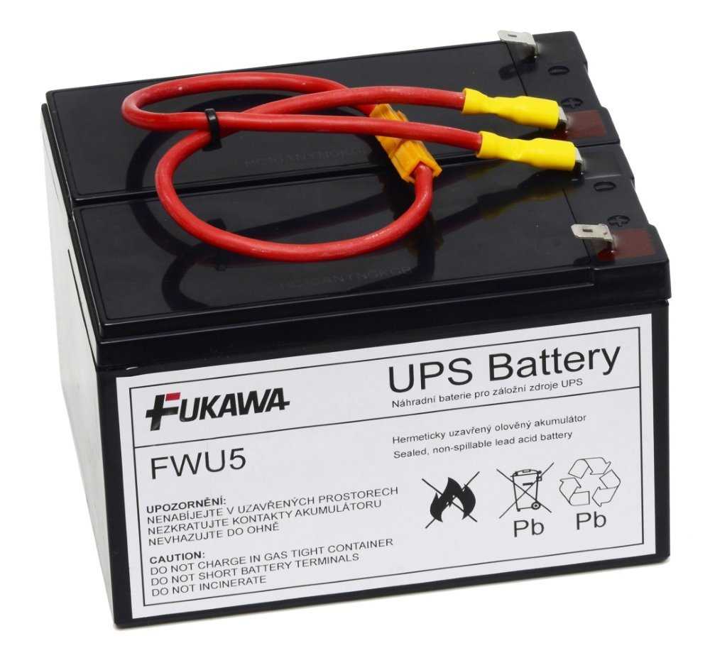 FUKAWA olověná baterie FWU5 do UPS APC/ náhradní baterie za RBC5