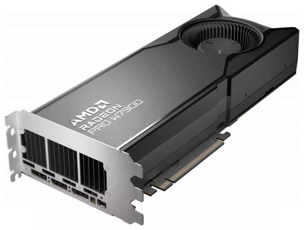AMD Radeon PRO W7900 48GB GDDR6 / PCIe 4.0 / 61 Tflops / 3x DP / 1x mDP / 4x 4K / 295W