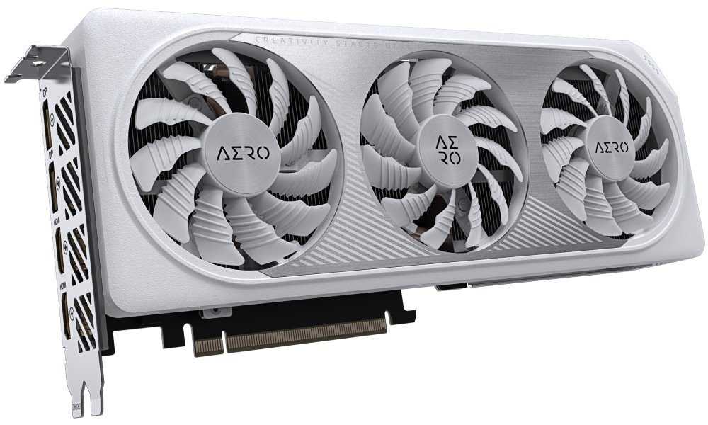 GIGABYTE GeForce RTX 4060 Ti  AERO OC 8G / PCI-E / 8GB GDDR6 / 2x HDMI / 2x DP
