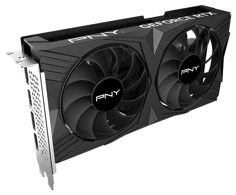 PNY GeForce RTX 4060 8GB VERTO Dual Fan / 8GB GDDR6 / PCI-E / 3x DP / HDMI