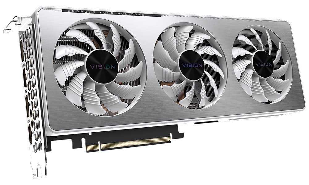 GIGABYTE GeForce RTX 3060 Ti VISION OC 8G / PCI-E / 8GB GDDR6 / 2x HDMI / 2x DP / LHR