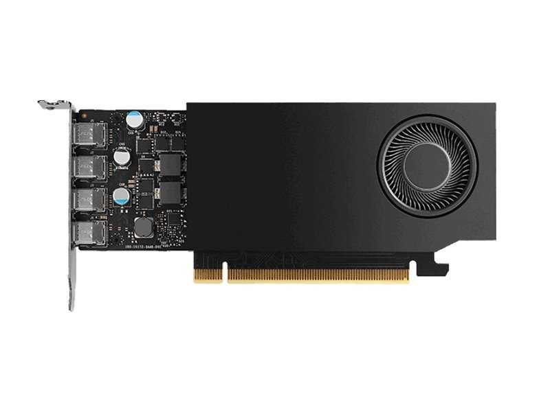 PNY NVIDIA A400 4GB / 4GB GDDR6 / PCI-E / 4x miniDP / LP bracket / 4x adaptér miniDP > DP