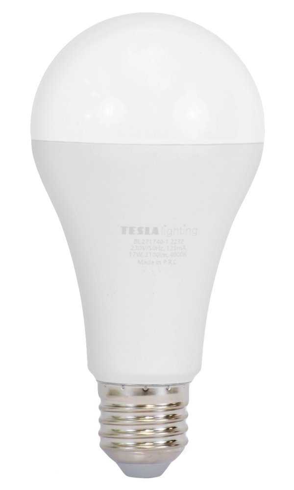 Tesla LED žárovka BULB E27/17W/230V/2100lm/25 000h/4000K denní bílá 220st