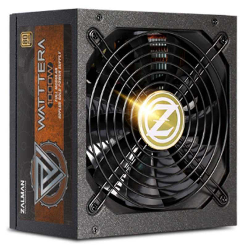 Zalman zdroj  ZM1000-EBTII Watttera / 1000W / ATX / akt. PFC / 135mm ventilátor / 100-240V / 80+ Gold